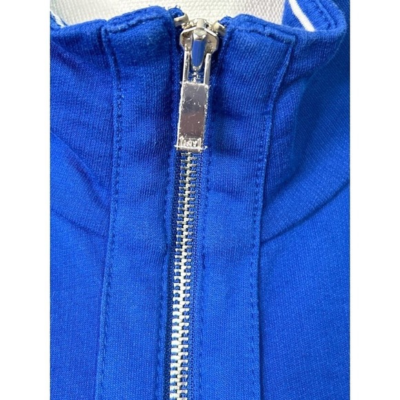Jones New York Signature Blue Zip Jacket XL Drawstring Waist Casual - Picture 6 of 12